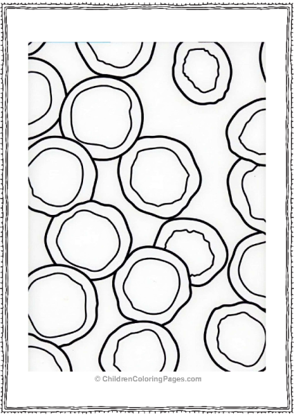 Interlocking Circles Coloring Pattern Free PDF Printable