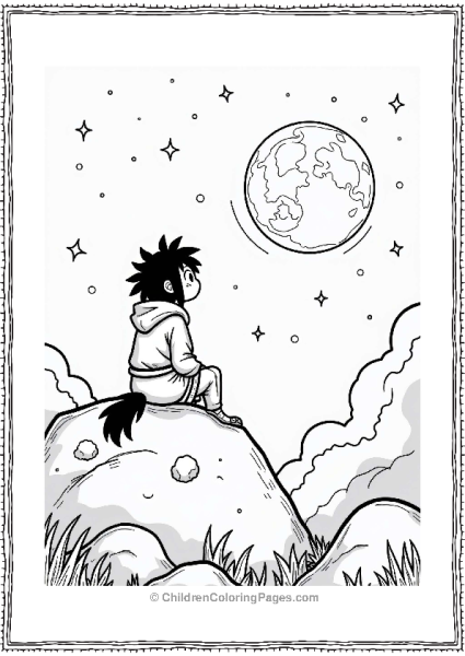 Itachi Gazing At A Starry Night Free PDF Printable