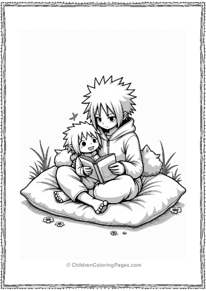 Itachi Reading To Sasuke Free PDF Printable