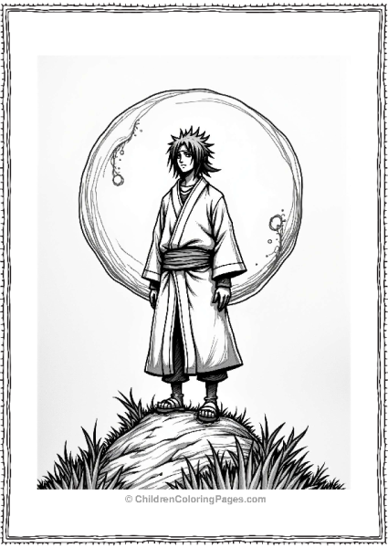 Itachi Under The Full Moon Free PDF Printable