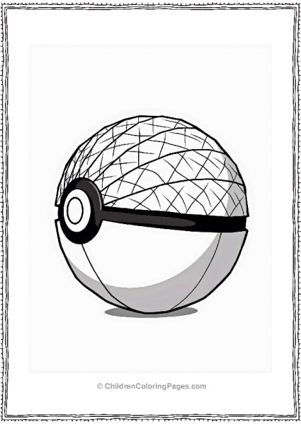Japanese Origami Pokeball Illustration Free PDF Printable