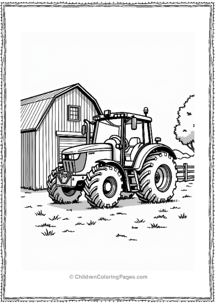 John Deere Tractor By Rustic Barn Free PDF Printable