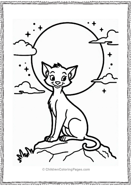 Jungle Book Bagheera Under The Moonlight Free PDF Printable
