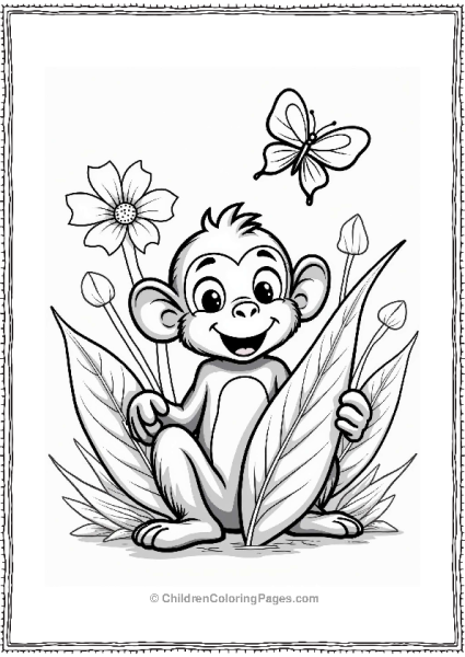 Jungle Book Characters Cheeky Monkey In The Jungle Free PDF Printable
