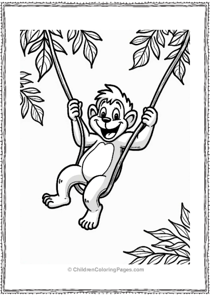 Jungle Book King Louie Swinging In The Jungle Free PDF Printable