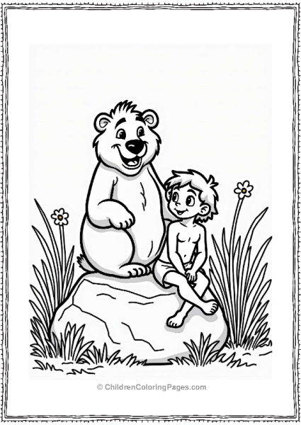 Jungle Book Mowgli And Baloo In The Jungle Free PDF Printable