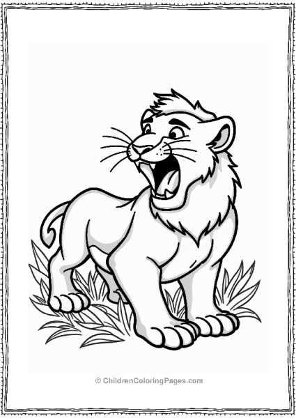 Jungle Book Shere Khan Roaring In The Jungle Free PDF Printable