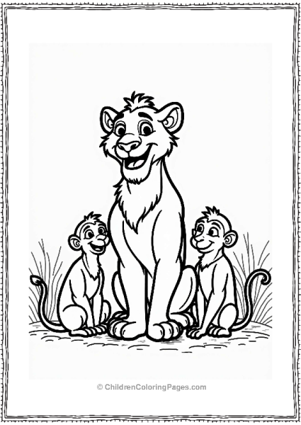 Jungle Book Shere Khan With Jungle Friends Free PDF Printable