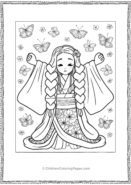 Kawai Nezuko Free PDF Printable