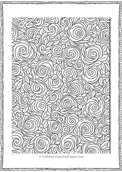 Leafy Spiral Patterns For Young Artists Free PDF Printable