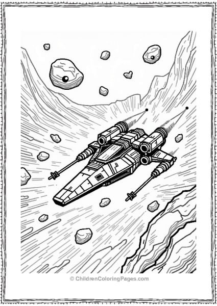 Lego Star Wars Asteroid Field Adventure Free PDF Printable