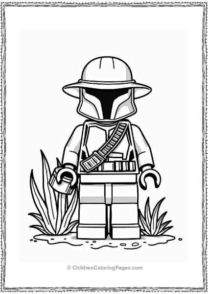 Lego Star Wars Bounty Hunter With Tracker Free PDF Printable