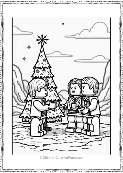 Lego Star Wars Holiday Celebration On Hoth Free PDF Printable