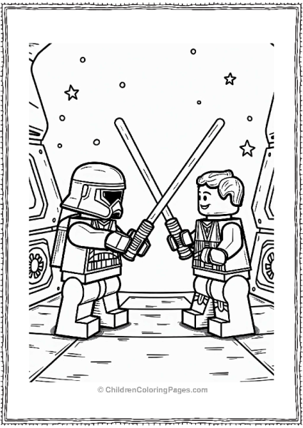 Lego Star Wars Lightsaber Duel Free PDF Printable