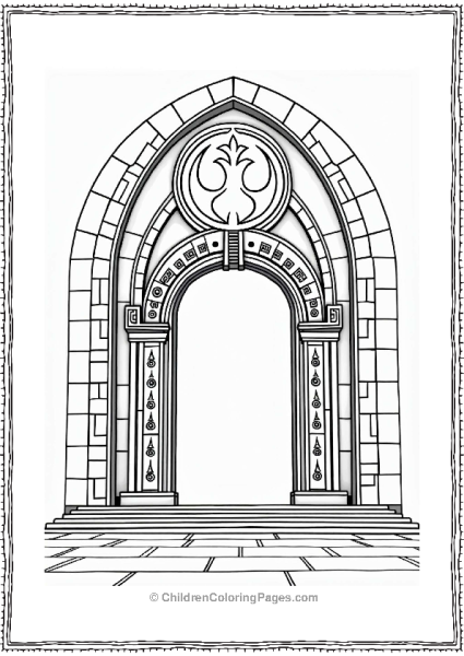 Lego Star Wars Sith Temple Entrance Free PDF Printable