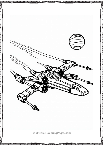 Lego Star Wars Y Wing In Space Free PDF Printable