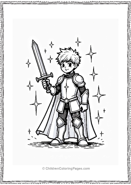 Manga Young Knight Transforms Into Hero Free PDF Printable