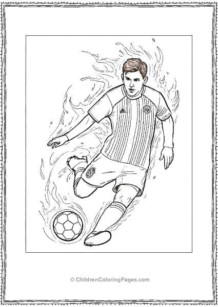 Messi About To Score Free PDF Printable