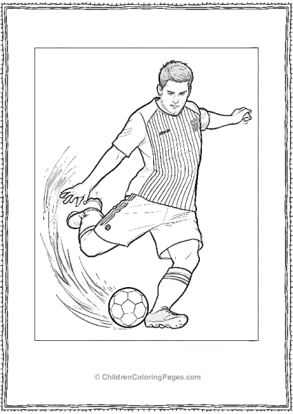 Messi About To Shoot Free PDF Printable