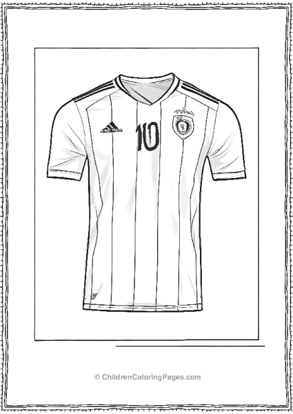Messi Number Ten Jersey Free PDF Printable