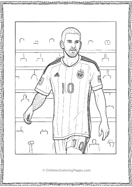 Messi Soccer Player Free PDF Printable