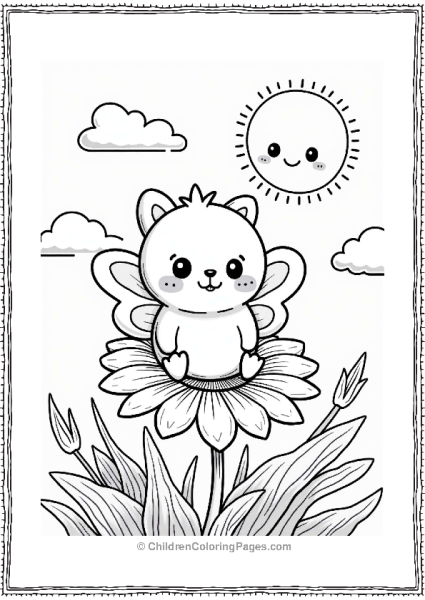 Molang As A Fairy In A Dreamy Scene Free PDF Printable