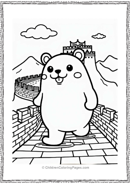Molang At The Great Wall Free PDF Printable