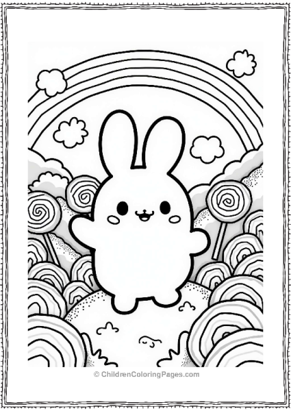 Molang In A Candy Land Free PDF Printable