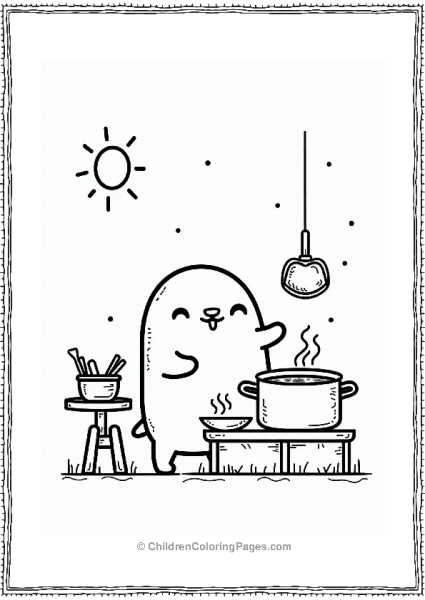 Molang In A Cozy Kitchen Free PDF Printable
