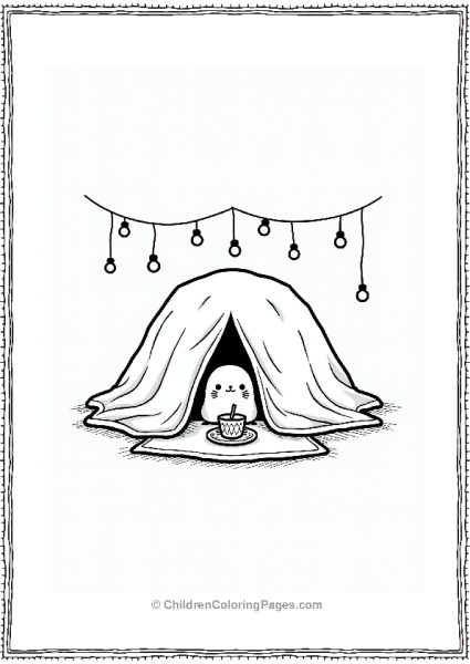 Molang Under A Blanket Fort Free PDF Printable