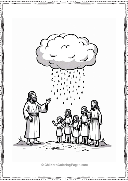 Moses And Manna From Heaven Free PDF Printable