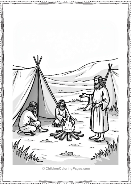 Moses And The Desert Camp Free PDF Printable