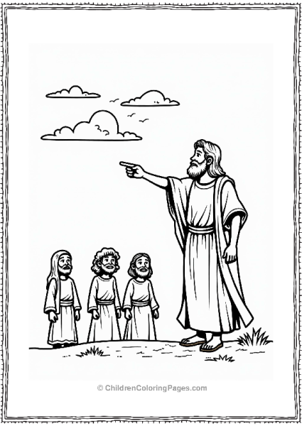 Moses And The Manna Falling Free PDF Printable