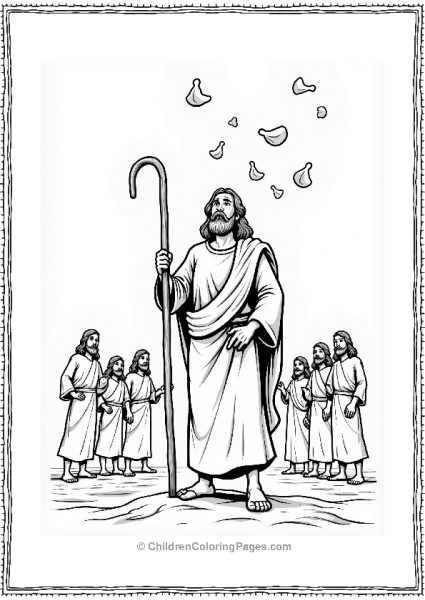 Moses And The Manna Free PDF Printable