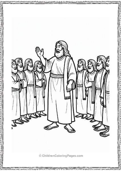 Moses Encouraging The Israelites Free PDF Printable