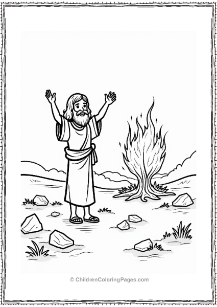Moses Hearing The Voice From The Bush Free PDF Printable