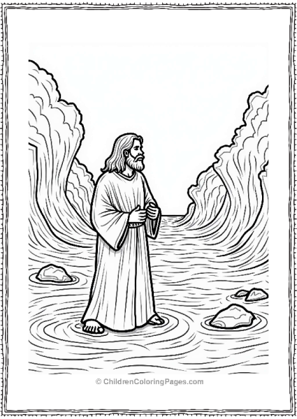 Moses Parting The Sea Free PDF Printable