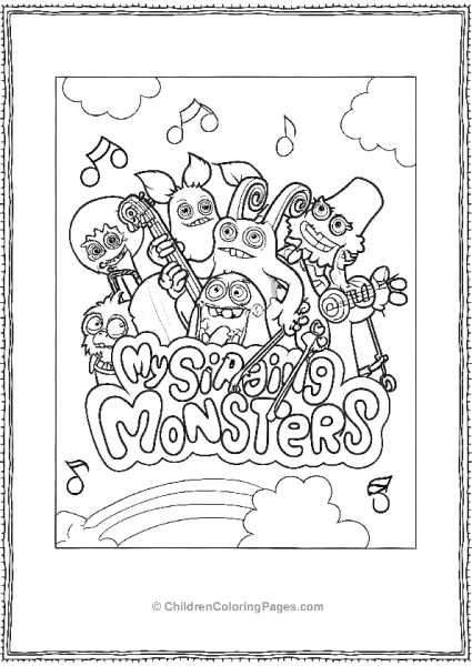 My Singing Monsters Characters Free PDF Printable