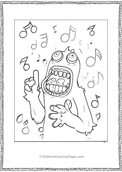 My Singing Monsters Mammott Singing Free PDF Printable