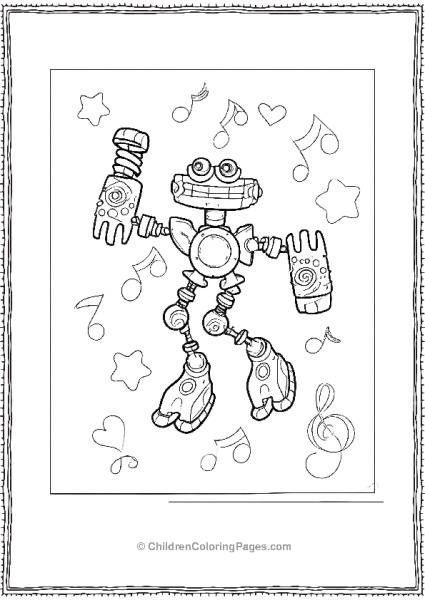 My Singing Monsters Wubbox Dancing Free PDF Printable