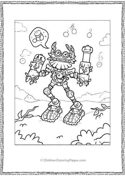 My Singing Monsters Wubbox Free PDF Printable