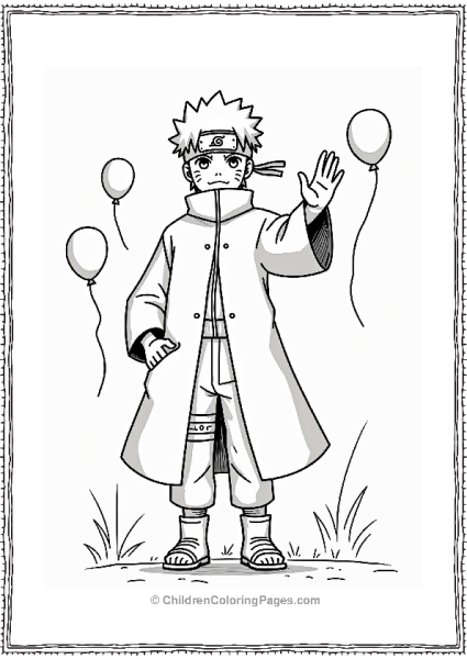 Naruto Celebrating Hokage Day Free PDF Printable