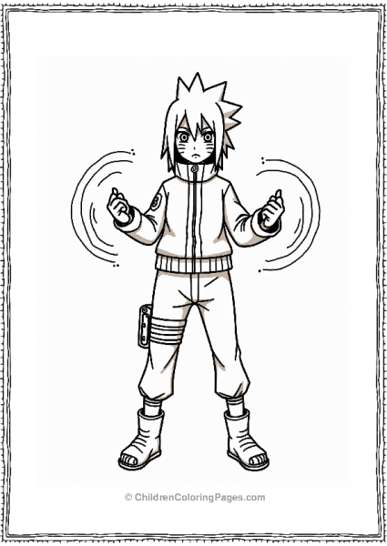 Naruto Hinatas Gentle Fist Technique Free PDF Printable