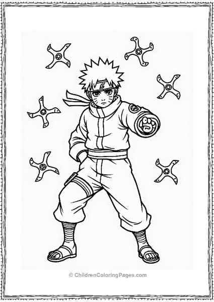 Naruto Tenten With Ninja Tools Ready For Action Free PDF Printable