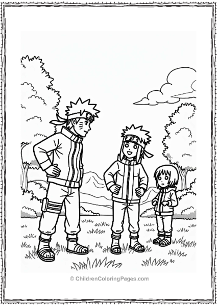 Naruto Training With Friends Free PDF Printable
