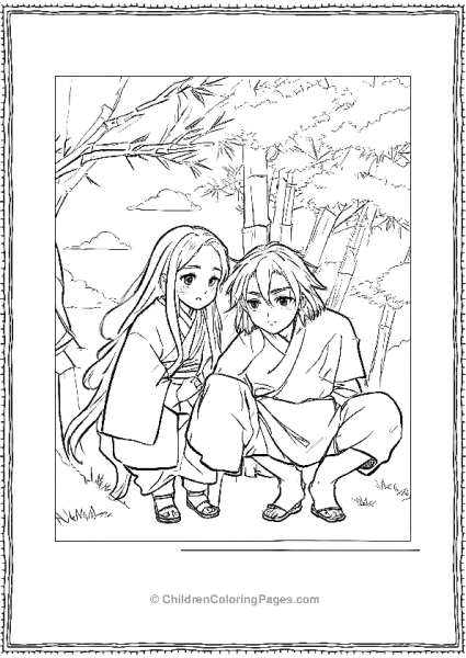 Nezuko And Inosuke Free PDF Printable