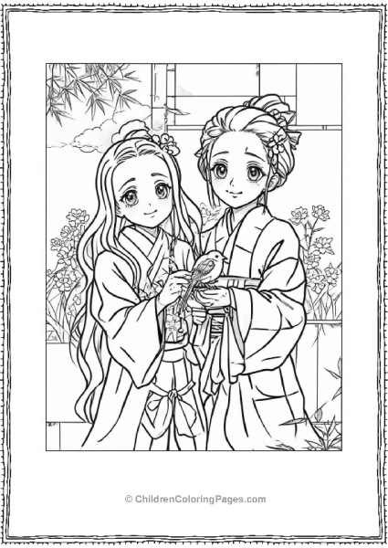 Nezuko And Tanjiro Free PDF Printable