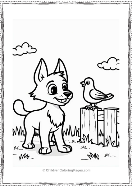 Nickelodeon CatDog And The Colorful Bird Free PDF Printable