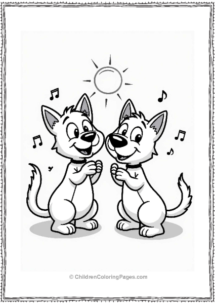 Nickelodeon CatDog Singing Duet Free PDF Printable