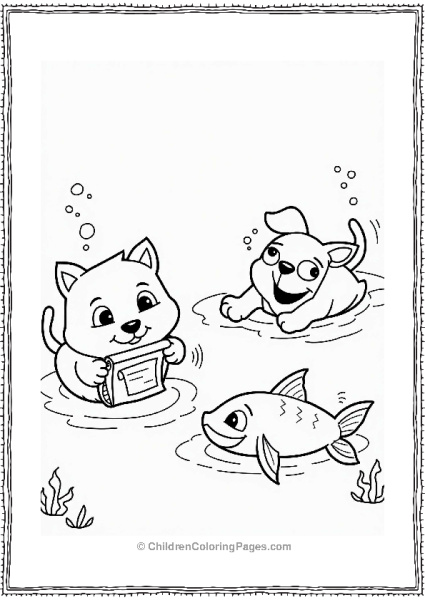 Nickelodeon CatDog Underwater Adventure Free PDF Printable